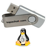 Clé USB 4 Go avec UbunTop, le Linux by TopAchat