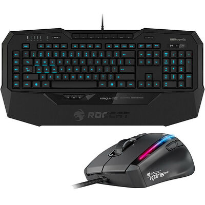 Pack Gaming Roccat, Isku+ Force FX (AZERTY) + Kone EMP