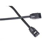 Câble SATA rond à verrouillage Akasa, 1 m, Noir