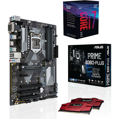 Kit d'évo Intel Core i7-8700 (3.2 GHz) + Asus PRIME B360 PLUS + 16 Go