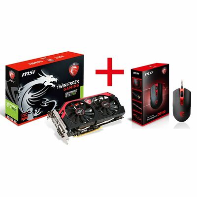 Carte graphique MSI GeForce GTX 760 Twin Frozr OC GAMING, 2 Go