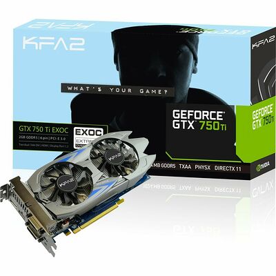 KFA2 GeForce GTX 750 Ti EXOC, 2 Go
