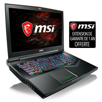 MSI GT75VR 8RG-095FR Titan Pro 4K + Extension de garantie 1 an offerte