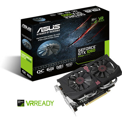Asus GeForce GTX 1060 STRIX OC 9 GBPS, 6 Go