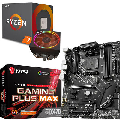 AMD Ryzen 7 2700X (3.7 GHz) + MSI X470 GAMING PLUS MAX (MAJ Ryzen 3XXX)