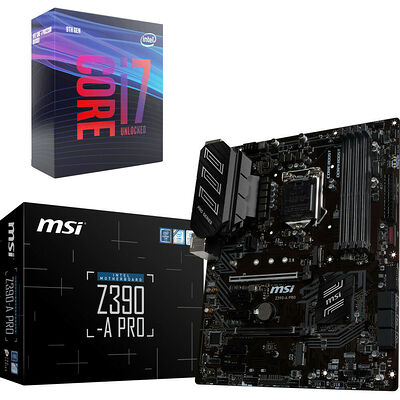 Intel Core i7 9700K (3.6 GHz) + MSI Z390-A PRO