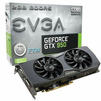EVGA GeForce GTX 950 FTW GAMING ACX 2.0, 2 Go