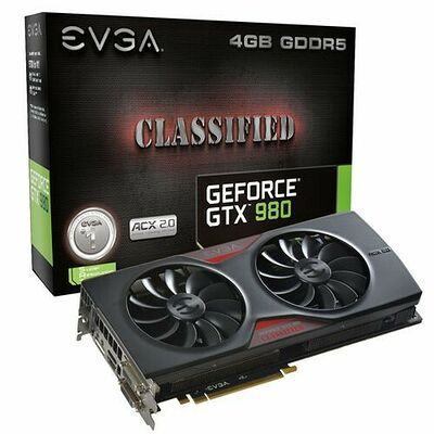 EVGA GeForce GTX 980 Classified GAMING ACX 2.0, 4 Go
