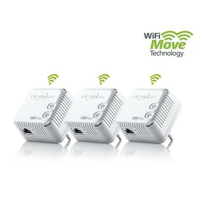 Pack de 3 adaptateurs CPL WiFi Devolo DEV_9077