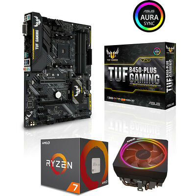 AMD Ryzen 7 2700X (3.7 GHz) + Asus TUF B450 PLUS GAMING