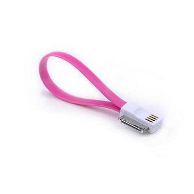 Câble adaptateur USB 2.0 Type A vers 30 broches - Rose - 22 cm - Vojo