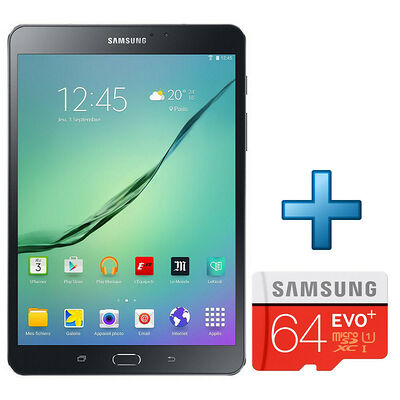 Samsung Galaxy Tab S2 VE 9.7'' 32 Go Wi-Fi Noir + Micro SD 64 Go