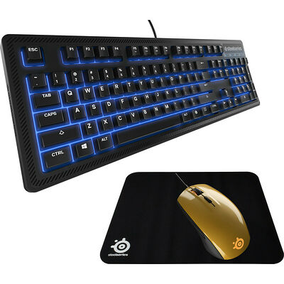 Pack Steelseries, Apex 100 + Rival 100 Gold Alchemy + QcK OFFERTS