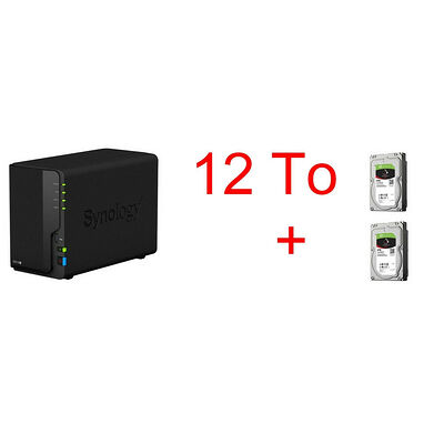 Synology DS218+ & 2 x Seagate IronWolf, 6 To