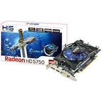 Carte graphique Radeon HD 5750 iCooler IV, 1 Go, HIS