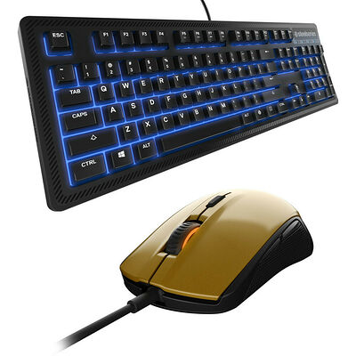 Pack Gaming Steelseries, Apex 100 + Rival 100 Alchemy Gold OFFERT