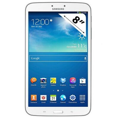 Samsung Galaxy Tab 3 Blanche, 8"