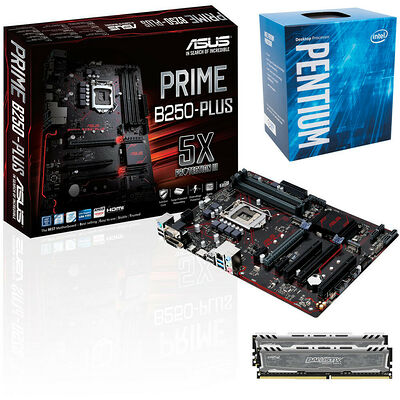 Kit d'évolution Intel Pentium G4560 (3.5 GHz) + Asus PRIME B250-PLUS + 8 Go