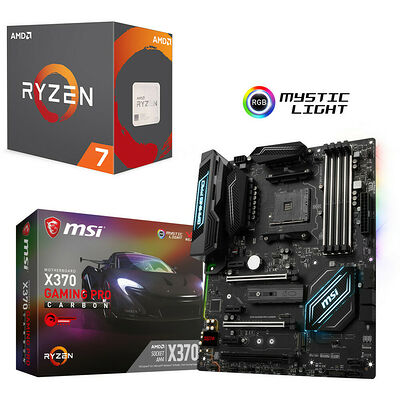 AMD Ryzen 7 1800X (3.6 GHz) + MSI X370 GAMING PRO CARBON