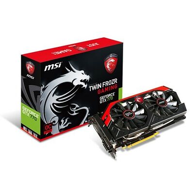 Carte graphique MSI GeForce GTX 770 Twin Frozr OC GAMING, 2 Go