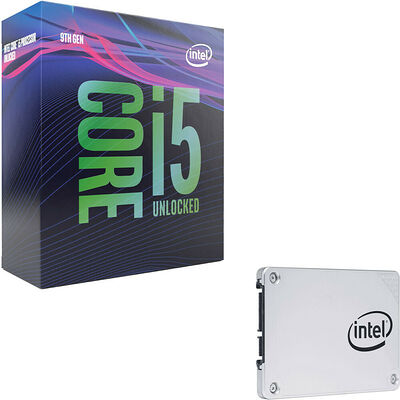 Intel Core i5-9600K (3.7 GHz) + Intel SSD 545s Series, 128 Go, SATA III