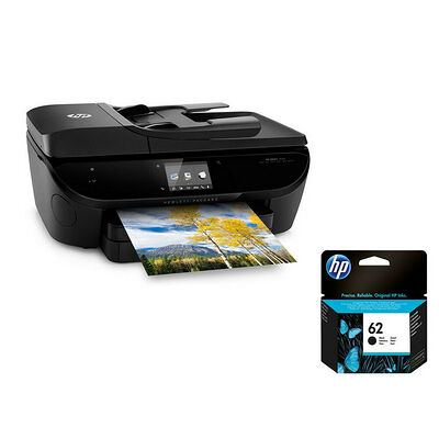 HP Envy 7640 All-in-One + 1 Cartouche d'encre Noire HP 62