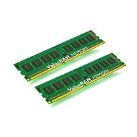 Kit Dual Channel DDR3 Kingston Value Ram, 2 x 2 Go, PC3-10600, CAS 9