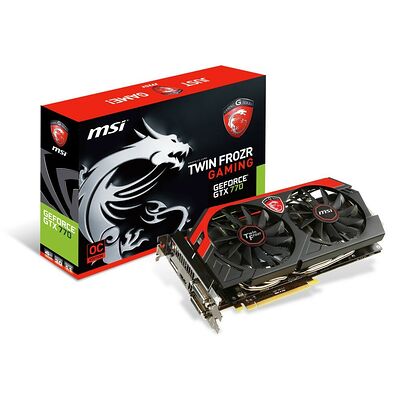 Carte graphique MSI GeForce GTX 770 Twin Frozr Gaming OC, 4 Go