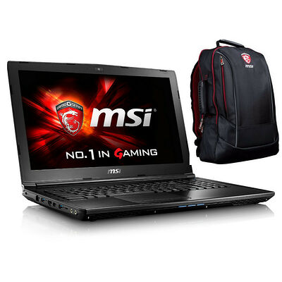 MSI GL62 7RD-468XFR + MSI Hecate Gaming Backpack
