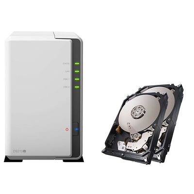 Synology DiskStation DS213j + 2 disques durs Seagate NAS 4 To