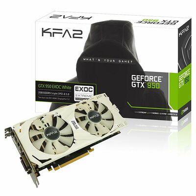 KFA2 GeForce GTX 950 EXOC White, 2 Go
