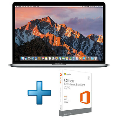 Apple MacBook Pro 15 Touch Bar 512 Go Gris Sidéral (2017) + Microsoft Office
