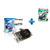 Carte graphique MSI Radeon HD 6770, 1 Go + DIRT 3