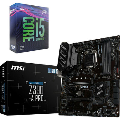 Intel Core i5-9600KF (3.7 GHz) + MSI Z390-A PRO