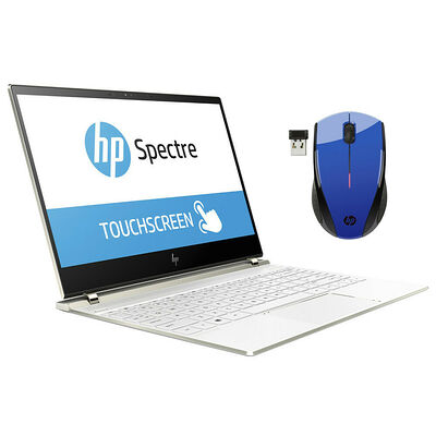 HP Spectre 13 (13-AF007NF) Blanc + Souris sans fil HP X3000 Bleue