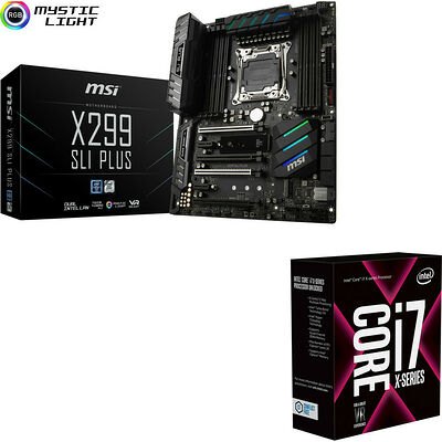 Intel Core i7-7800X (3.5 GHz) + MSI X299 SLI PLUS