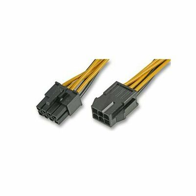 Câble adaptateur PCI-E 6 broches vers ATX 8 broches Akasa, 15 cm