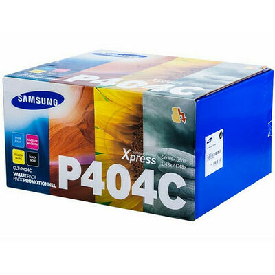 Pack de 4 Toners Noir et Couleurs CLT-P404C, 4 500 pages, Samsung
