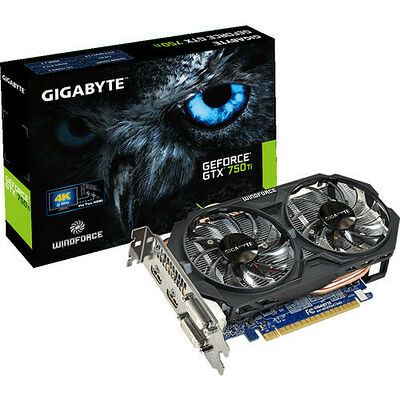 Gigabyte GeForce GTX 750 Ti OC, 2 Go
