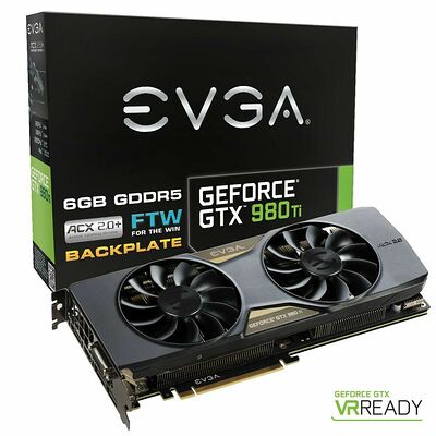 EVGA GeForce GTX 980 Ti FTW GAMING ACX 2.0+, 6 Go
