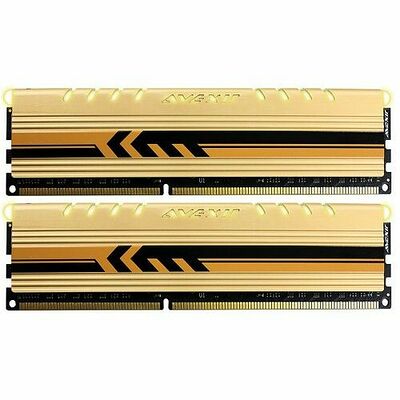 DDR3 Avexir Core Series GOLD, 2 x 4 Go, 1600 MHz, CAS 9 (LED Jaunes)