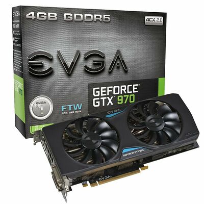 EVGA GeForce GTX 970 FTW ACX 2.0, 4 Go