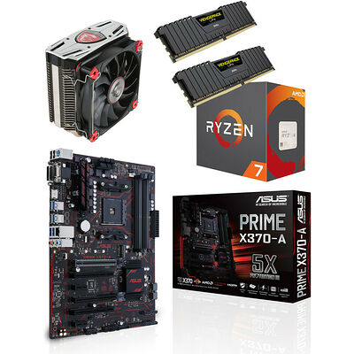 Kit évo AMD Ryzen 7 1700X + PRIME X370-A + Core Frozr L + 16 Go
