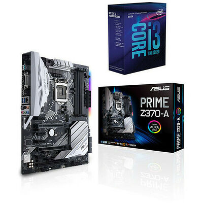 Kit d'évo Intel Core i3-8350K (4.0 GHz) + Asus PRIME Z370-A