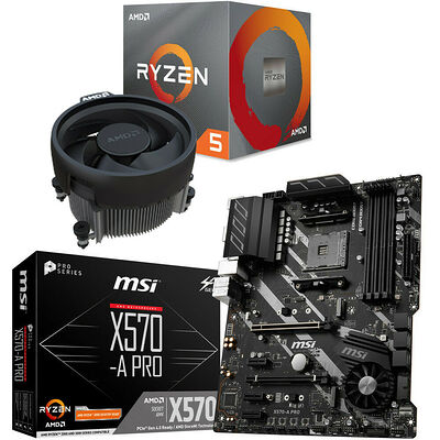 AMD Ryzen 5 3600X (3.8 GHz) + MSI X570-A PRO