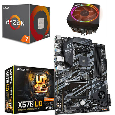 AMD Ryzen 7 2700X (3.7 GHz) + Gigabyte X570 UD