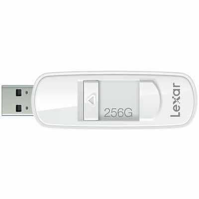 Clé USB 3.0 Lexar JumpDrive S75, 256 Go, Blanc