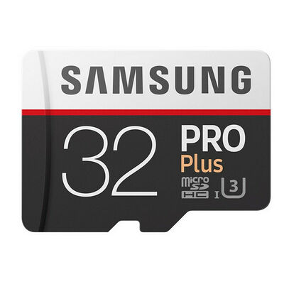 Carte Mémoire Micro SDHC Pro Plus Samsung, 32 Go, Classe 10 + Adaptateur SD