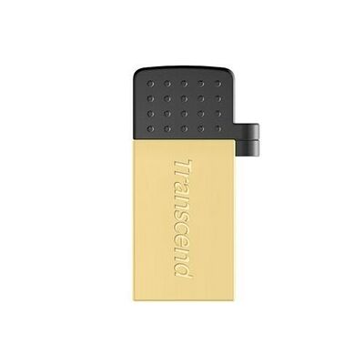 Clé USB 2.0 OTG / Micro-USB Transcend JetFlash 380, 32 Go, Or