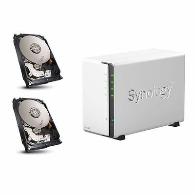Synology DS213air + 2 x Disque dur Seagate NAS HDD 2 To